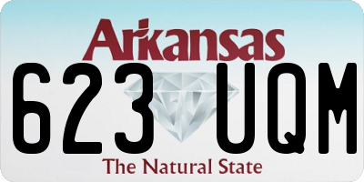 AR license plate 623UQM