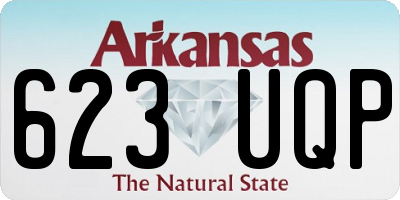 AR license plate 623UQP