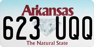 AR license plate 623UQQ