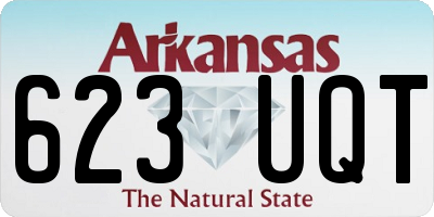 AR license plate 623UQT