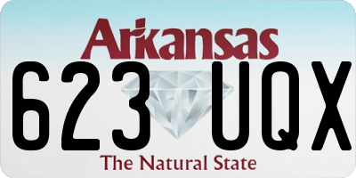 AR license plate 623UQX