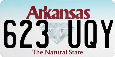 AR license plate 623UQY