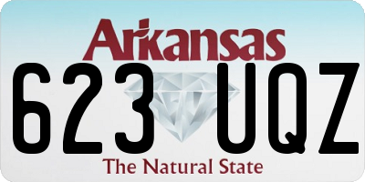 AR license plate 623UQZ