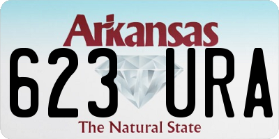 AR license plate 623URA