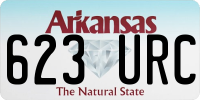 AR license plate 623URC