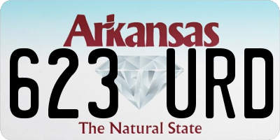 AR license plate 623URD