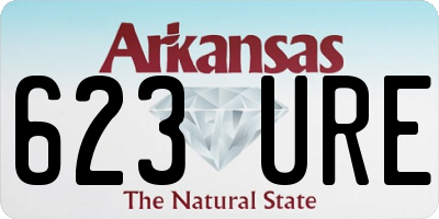 AR license plate 623URE