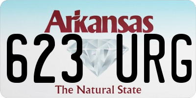 AR license plate 623URG