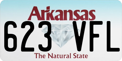 AR license plate 623VFL