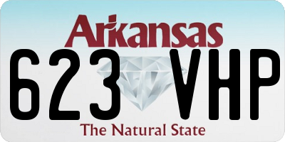 AR license plate 623VHP
