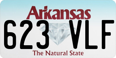 AR license plate 623VLF