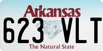 AR license plate 623VLT