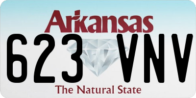AR license plate 623VNV