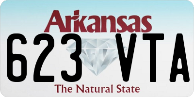 AR license plate 623VTA