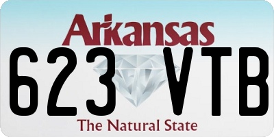 AR license plate 623VTB