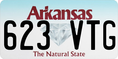AR license plate 623VTG