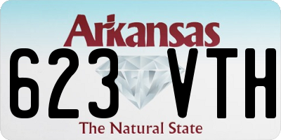 AR license plate 623VTH