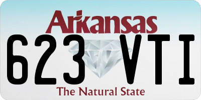 AR license plate 623VTI