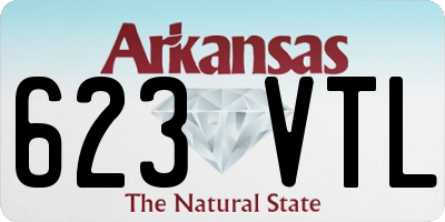 AR license plate 623VTL