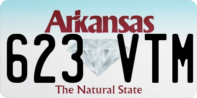 AR license plate 623VTM