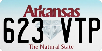 AR license plate 623VTP