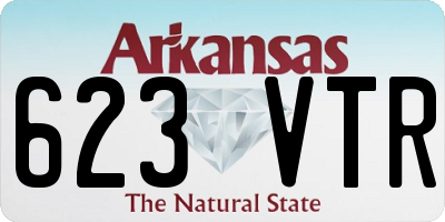 AR license plate 623VTR