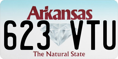 AR license plate 623VTU