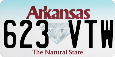AR license plate 623VTW