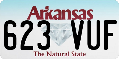 AR license plate 623VUF