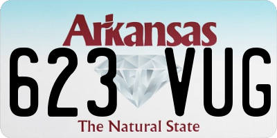 AR license plate 623VUG