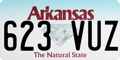 AR license plate 623VUZ