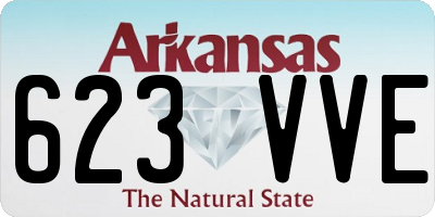 AR license plate 623VVE
