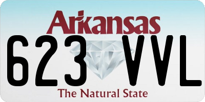 AR license plate 623VVL