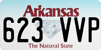 AR license plate 623VVP