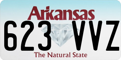 AR license plate 623VVZ