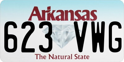 AR license plate 623VWG