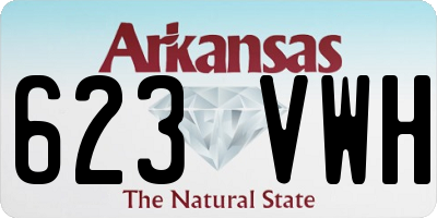 AR license plate 623VWH