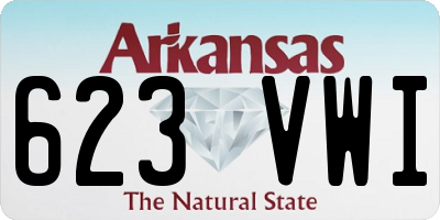 AR license plate 623VWI