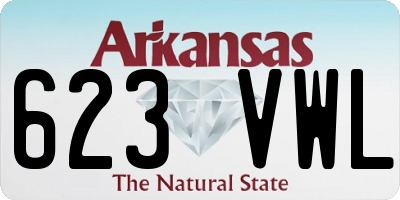 AR license plate 623VWL