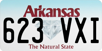 AR license plate 623VXI