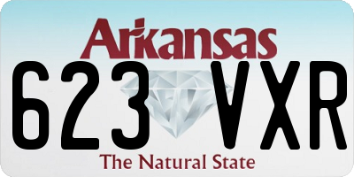 AR license plate 623VXR