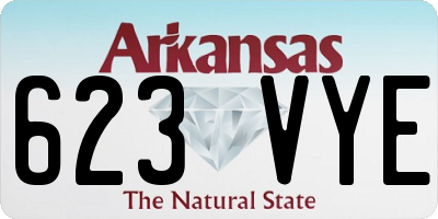AR license plate 623VYE