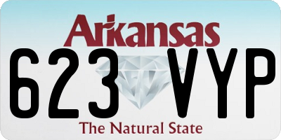 AR license plate 623VYP