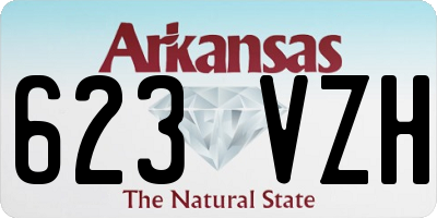 AR license plate 623VZH