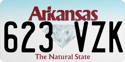 AR license plate 623VZK