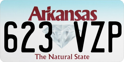 AR license plate 623VZP