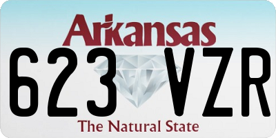 AR license plate 623VZR