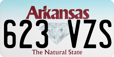 AR license plate 623VZS