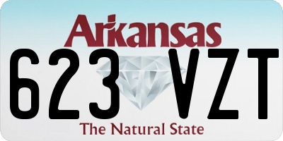 AR license plate 623VZT