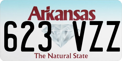 AR license plate 623VZZ